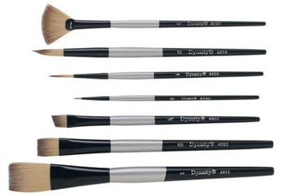 Brushes - Dynasty Series 4900 Silver Black